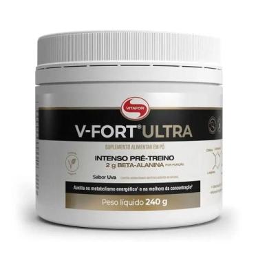 Imagem de Pré Treino Vitafor V-Fort Ultra Sabor Uva 240g