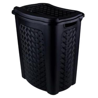 Imagem de Cesto de roupa suja de vime com 45 litros