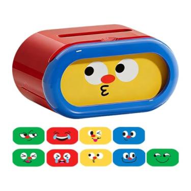 Imagem de WeiLaiKeQi Organizador de Guardanapos com Capa, Porta-Lenços de Papel, Caixa de Armazenamento de Guardanapos, Dispensador de Lenços de Papel para Mesa de Sala de, Vermelho