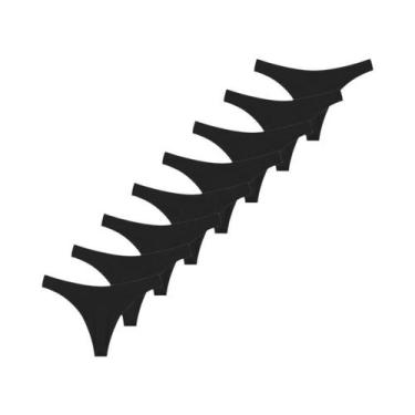 Imagem de Calcinhas De Algodão Femininas Tipo Tanga V Sem Costura Lingerie Em Co