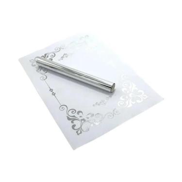 Imagem de Folha Reativa Ao Calor Para Toner 5Mx19.3CM Para Artesanato DIY, Impre