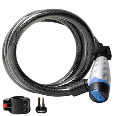 Imagem de Cadeado Absolute para Bike com Chave, Espiral - 1,2 m x 15 mm