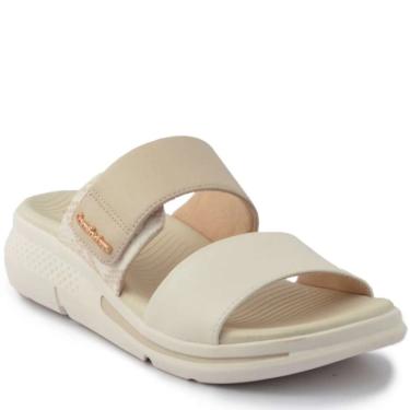 Imagem de Tamanco Comfortflex Em Sintetico Feminino - Marfim