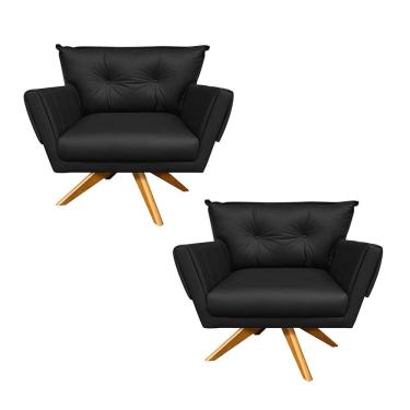 Imagem de Kit 02 Poltronas Giratórias Anitta Corino