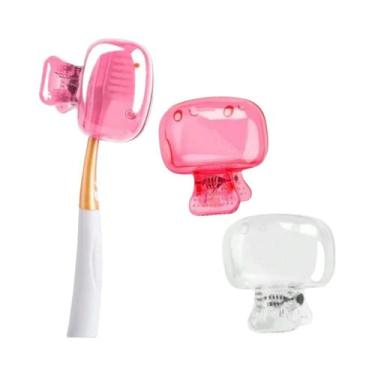 Imagem de Estojo Portátil Para Escova De Dentes 2/4 Peças Com Tampa Protetora Pa