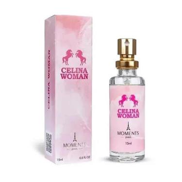 Imagem de Perfume Arabe Celina Woman 15ml Parfum 30 Essência Delina - Moments Pa