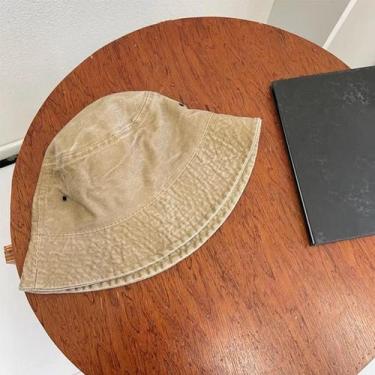 Imagem de Chapéu De Pescador Vintage Lavado Para Casais, Respirável, Cor Sólida,