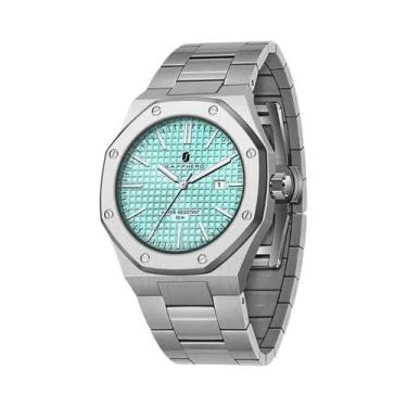 Imagem de Relógio Masculino Com Pulseira De Aço Inoxidável, Resistente À Água, A