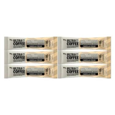 Imagem de Kit 6 Suplemento Ultra Coffee Vanilla Cream 10G Plant Power