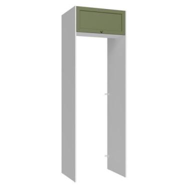 Imagem de Porta-geladeira 73 Cm 1 Porta Basculante Branco/verde Vik Madesa Branc