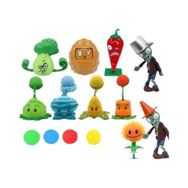 Imagem de Conjunto De Brinquedos Plants Vs Zombies 2, Lançador De Ervilhas E Can