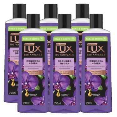 Imagem de Kit 6 Sabonete Líquido Lux Botanicals Orquídea Negra 250Ml