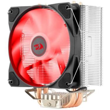 Imagem de Cooler Redragon Tyr CC-9104R - (AMD / Intel) - LED Vermelho