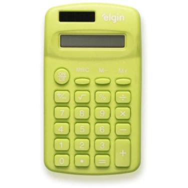 Imagem de Calculadora de Bolso 8 Dígitos CB1485V Solar Verde - Elgin