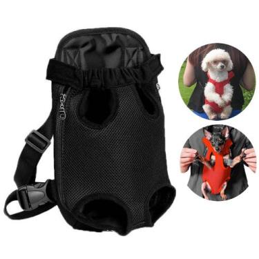 Imagem de Mochila Bolsa Canguru Carregador Frontal Pet Cão Envio Já - TATUDEBOA,
