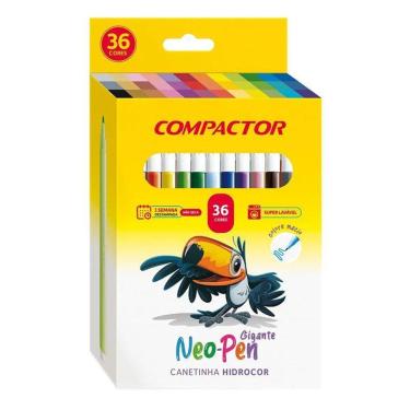 Imagem de Canetinha Hidrográfica Neo Pen Gigante 165071 36 Cores - Compactor