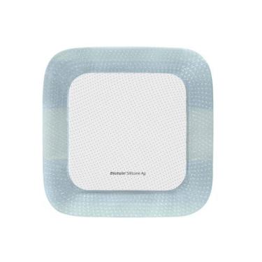 Imagem de Kit Curativo Biatain Silicone Ag 12,5x12,5 - 5 Unidades