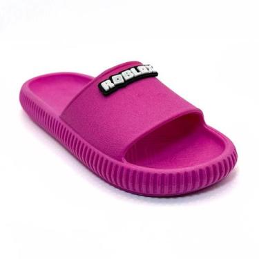 Imagem de Chinelo Slide Nuvem Menino Menina Gamer Roblo Jogo Confortável Macio L