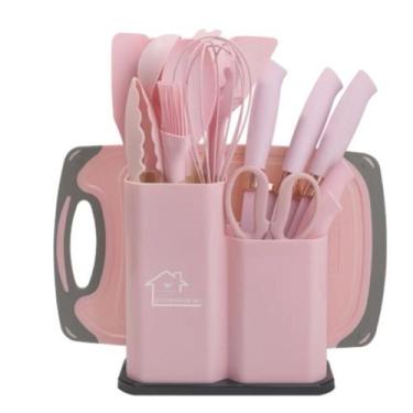 Imagem de Jogo de Utensílios 19pçs Luxo com Tábua de Silicone - Dolce Magazine S