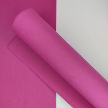 Imagem de Folha de Eva Pink 4mm 40x48cm Rosa Pacote com 5 Unidades para Artesanato Escolar Decorativo Make+
