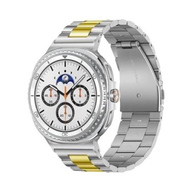 Imagem de Pulseira De Aço Inoxidável De 46mm Para Samsung Galaxy Watch8 Classic,