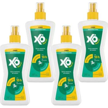 Imagem de Kit 4 Repelente Xô Inseto Spray 200ml - Cimed