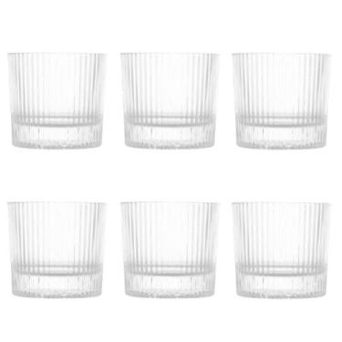 Imagem de Conjunto 06 Copos Água/Whisky de Cristal 300 ml Lines Wolff