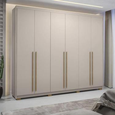Imagem de Guarda Roupa Casal 6 Portas 6 Gavetas Dubai Majestic - Vila Rica, Fend