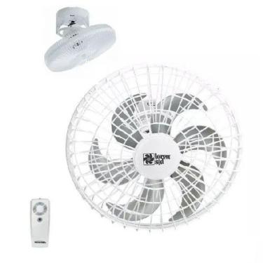 Imagem de Ventilador de Teto com Controle Remoto Turbo Orbital 360 Loren Sid 50C