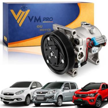 Imagem de Compressor Calsonic Fiat Palio Fire 2006, Uno Fire 2007, Uno Way 2011 