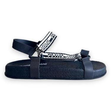 Imagem de Sandália Feminino J-Puff tiras autocolantes Confortável Petite Jolie, 