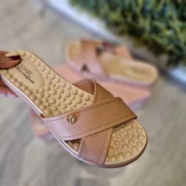 Imagem de Tamanco Modare Conforto Sense Tiras X 7162.329 - Nude, Nude, 37