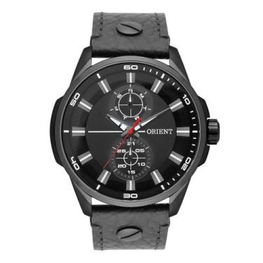 Imagem de Relógio Orient Pulseira Couro Masculino MPSCM004 P1SX