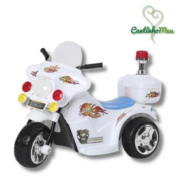 Imagem de Mini moto eletrica branco 6v - importway