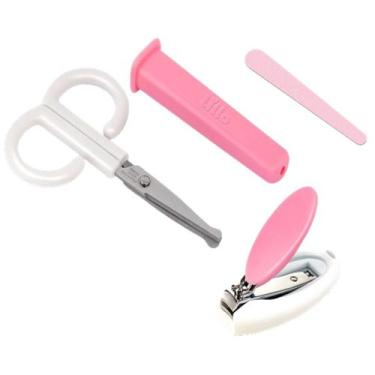Imagem de kit Higiene Manicure Recém Nascido Lillo Mix, Rosa