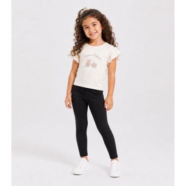 Imagem de Legging Cotton Infantil Básica Select Preto, 10, Preto