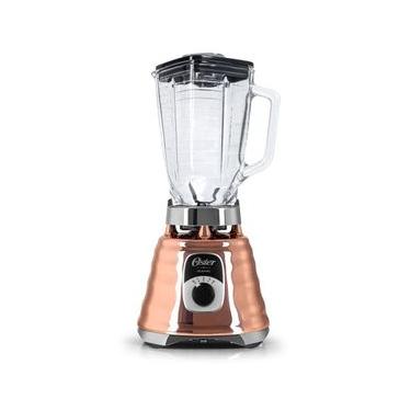 Imagem de Liquidificador Oster New Osterizer Clássico 700W 1,25L Jarra de Vidro Cobre 6 Velocidades 110V