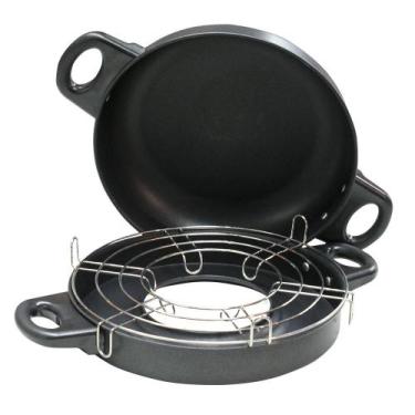 Imagem de Grill Antiaderente Compacto Home Grill Nautika Preto - NTK