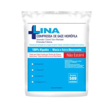 Imagem de Compressa gaze 11 fios lina 7,5 x 7,5 n/esteril - procsel