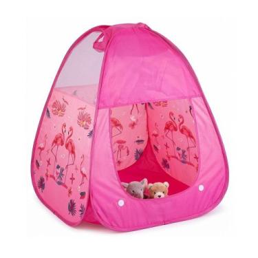Imagem de Barraca Tenda Infantil Flamingo em Nylon 85cm - First Brasil