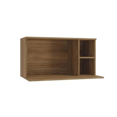 Imagem de Nicho para Cozinha Aéreo 43cm X 80cm Botanic Marrom Nogueira - Kappesb