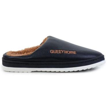 Imagem de Pantufa Masculina Europa Giu Preta - 8033, Preto, 41/42