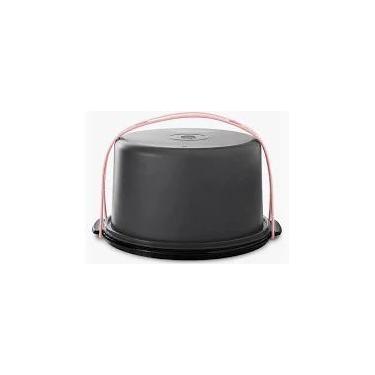 Imagem de Tupperware Big Cake Redondo Porta Bolo BLACK ROSE