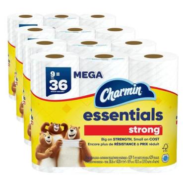 Imagem de Papel Higiênico Charmin Essentials Strong Pacote com 36 Rolos