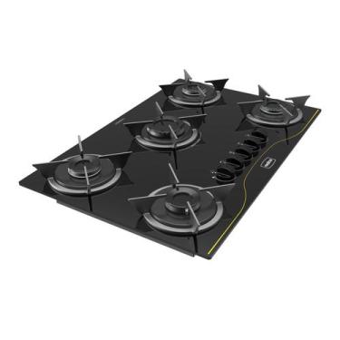 Imagem de Cooktop a gas realce 5 bocas mega chama, Bivolt