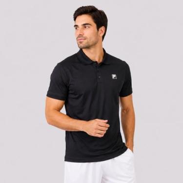 Imagem de Polo Fila Court Ease Preta, G