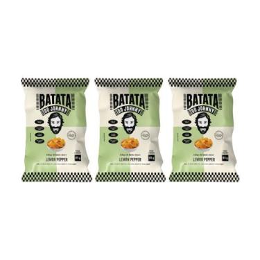 Imagem de Kit 3 Chips de Batata-Doce Lemon Pepper Snack Gourmet 45g Do Johnny - 