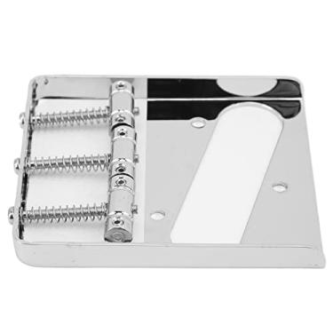 Imagem de Ponte de guitarra elétrica, ponte de guitarra de estilo retro Fácil ajuste para TL(Código de prata)
