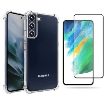 Imagem de Capa Anti Impacto para Samsung Galaxy S22 5G Tela de 6.1 Polegadas + Película de Vidro 3D - (C7ARMOR)