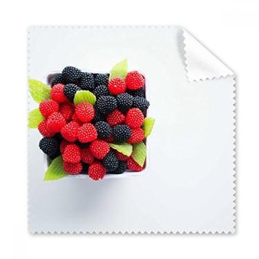 Imagem de Pano de limpeza para fotografia de frutas vermelhas temperadas, 5 peças